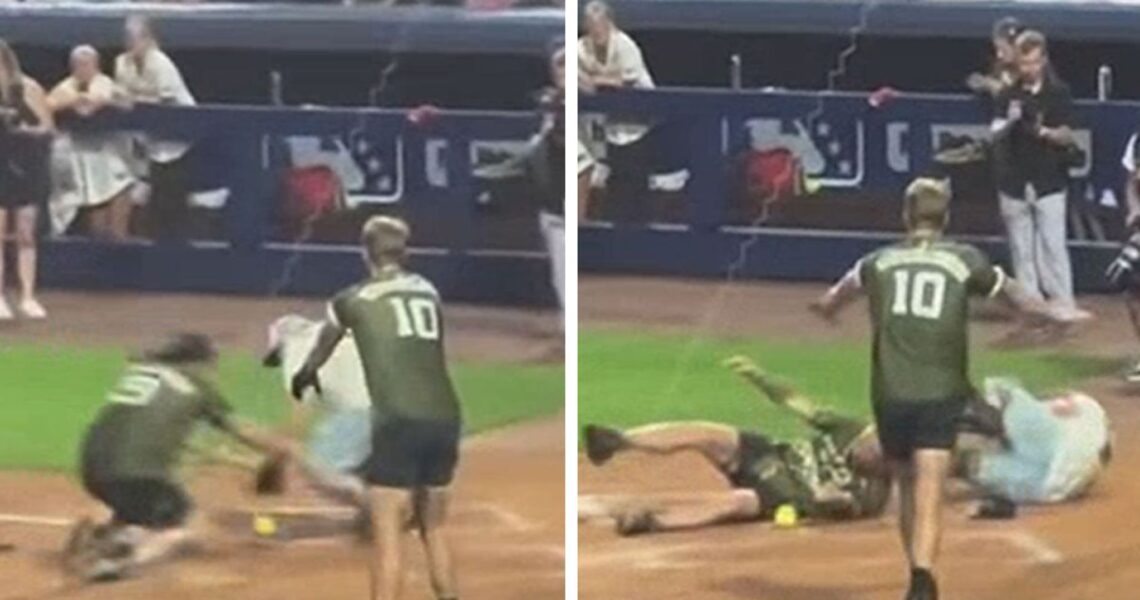 *NSYNC’s Chris Kirkpatrick Breaks Hand In Celebrity Softball Game, Keeps Playing!