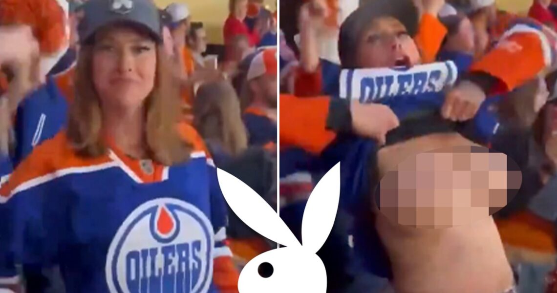 Oilers Flasher Makes Deal with Playboy After Initially Shunning Viral Fame