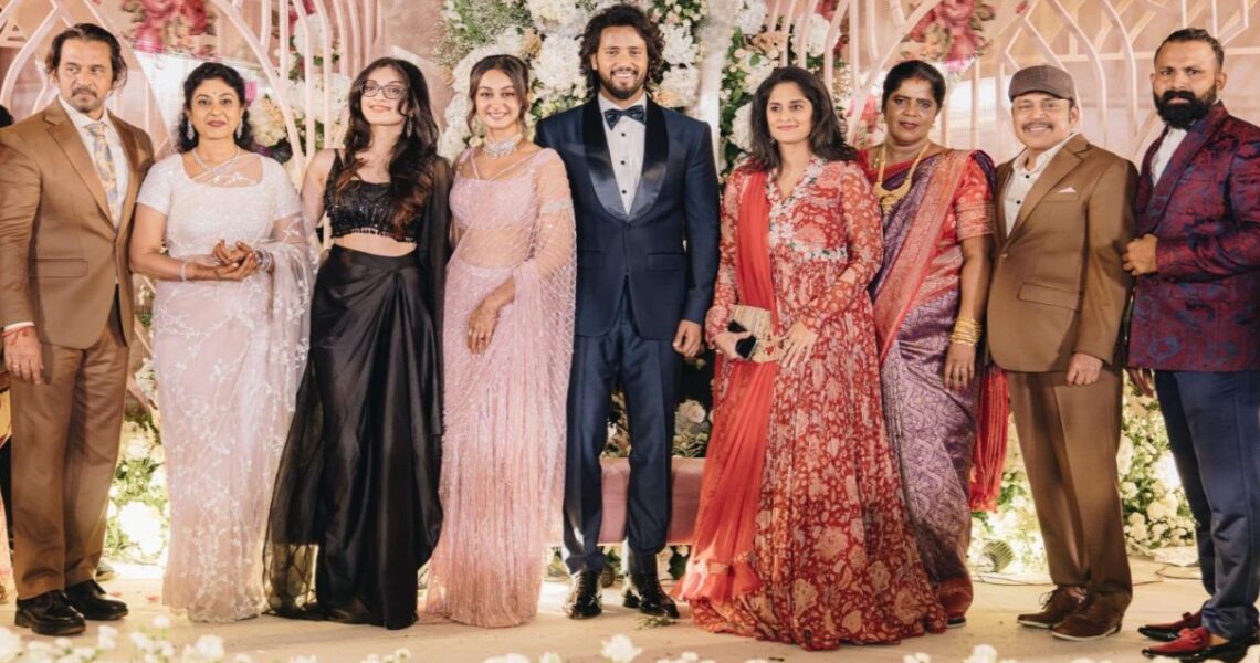 PIC: Ajith Kumar’s wife Shalini attends Aishwarya Arjun and Umapathy Ramaiah’s wedding reception
