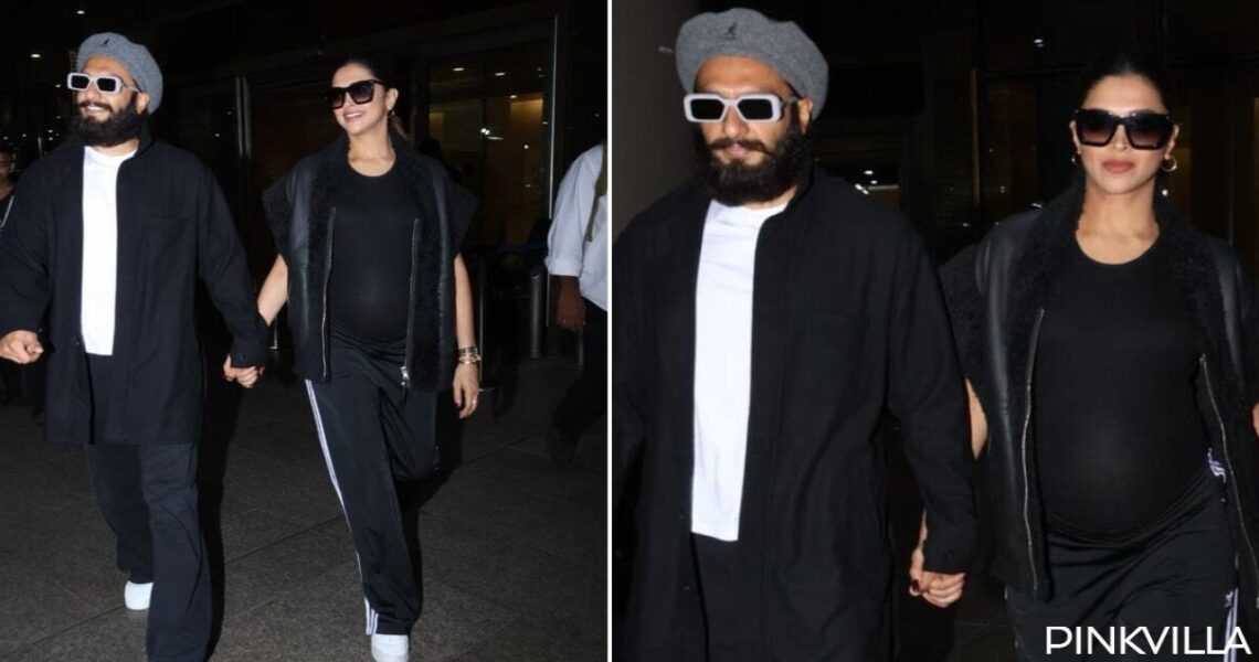 PICS: Parents-to-be Deepika Padukone and Ranveer Singh head back to Mumbai hand-in-hand after spending time in London