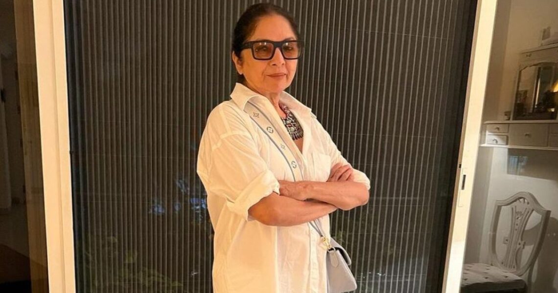 Panchayat 3’s Neena Gupta slays white shirt and biker shorts look; netizens joke ‘Pradhan Ji shocked, Manju Devi rocks’
