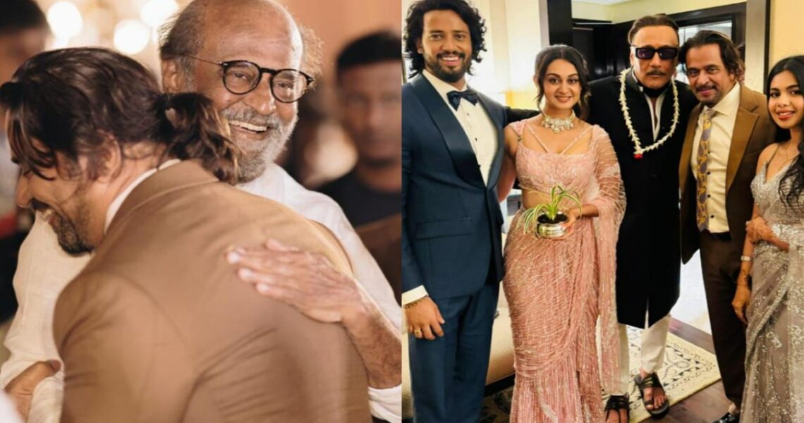 Rajinikanth, Jackie Shroff and others attend Aishwarya Arjun-Umapathy Ramaiah’s grand wedding reception