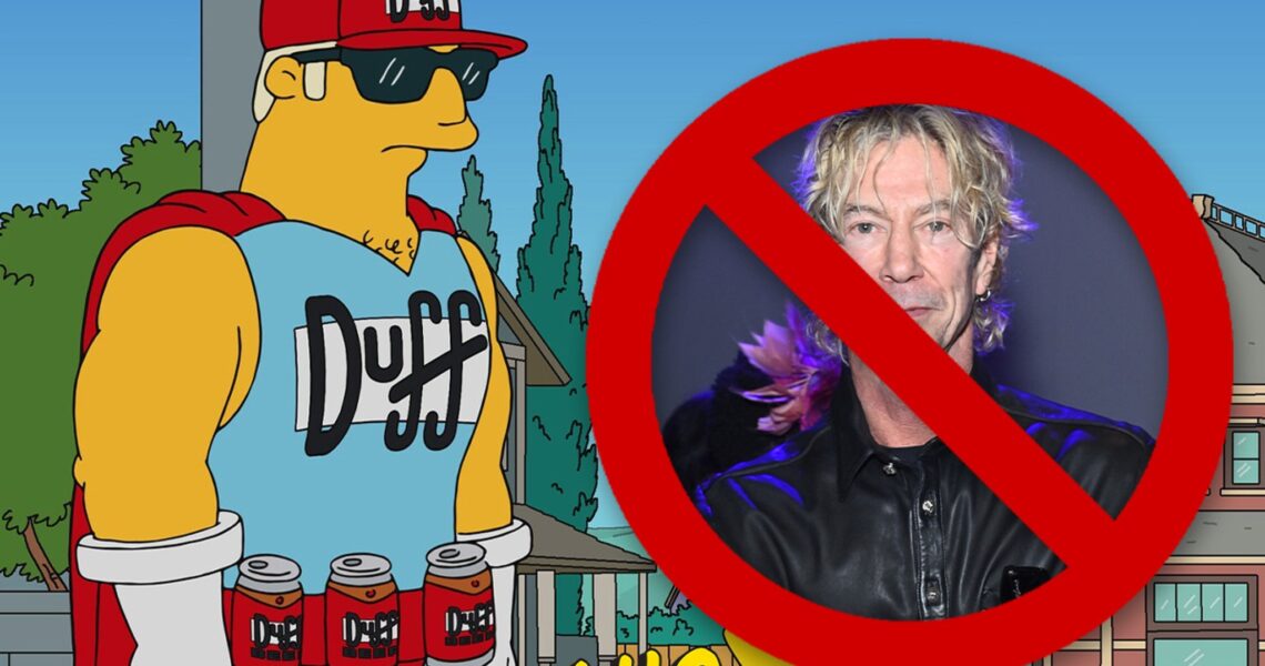 ‘Simpsons’ Duff Beer Named For Lazy Oafs, Not Roses Rocker