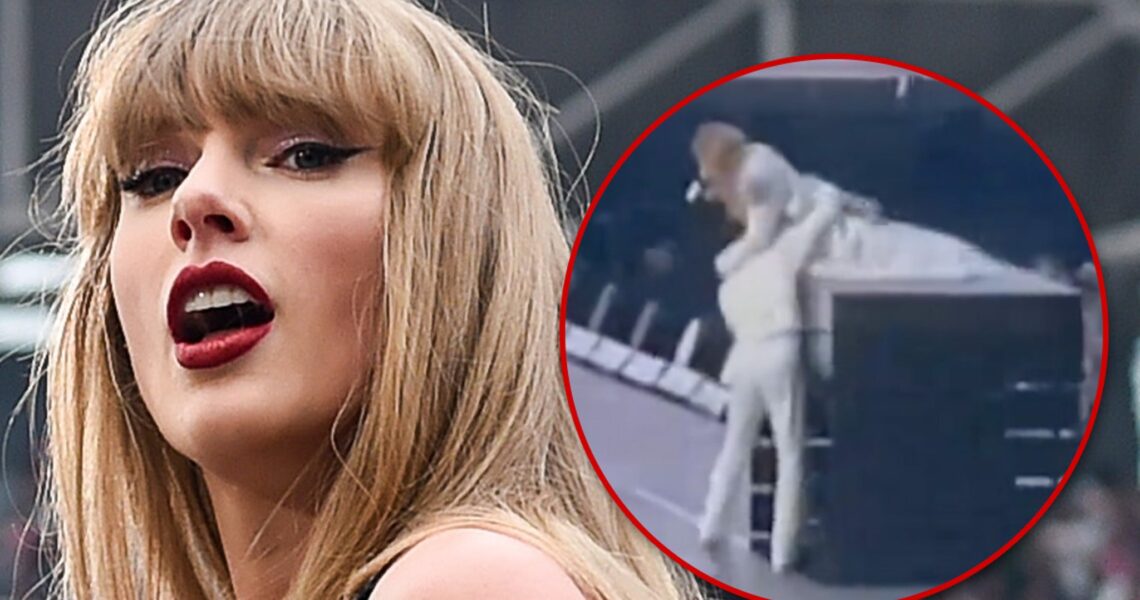 Taylor Swift Gets Stuck on Platform During Dublin Concert, Dancer Assists