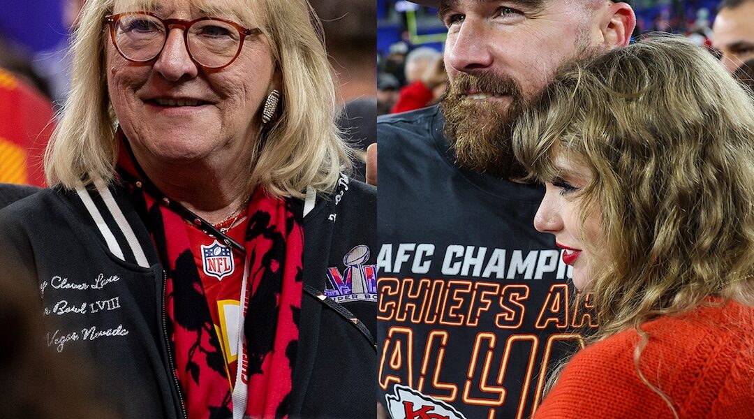 Travis Kelce’s Mom Donna Shares Video of Him Onstage With Taylor Swift