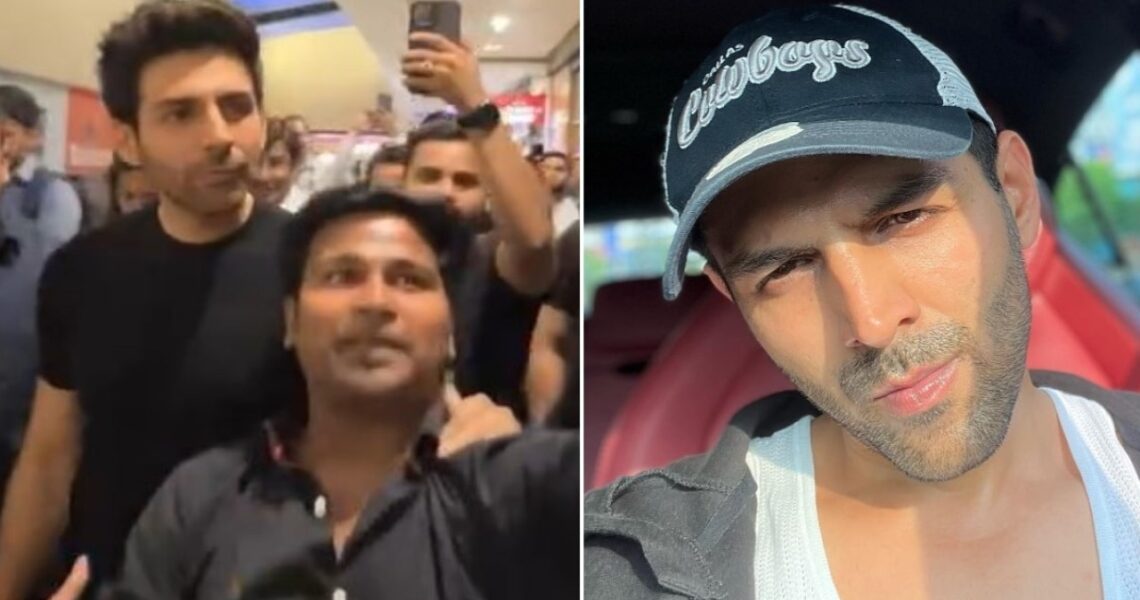 WATCH: Chandu Champion star Kartik Aaryan encounters funny fan who did THIS while waiting for him