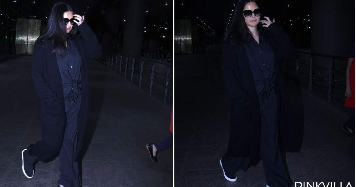 WATCH: Katrina Kaif makes a splash at airport as she returns to Mumbai in style after holidaying in London; fans are all hearts