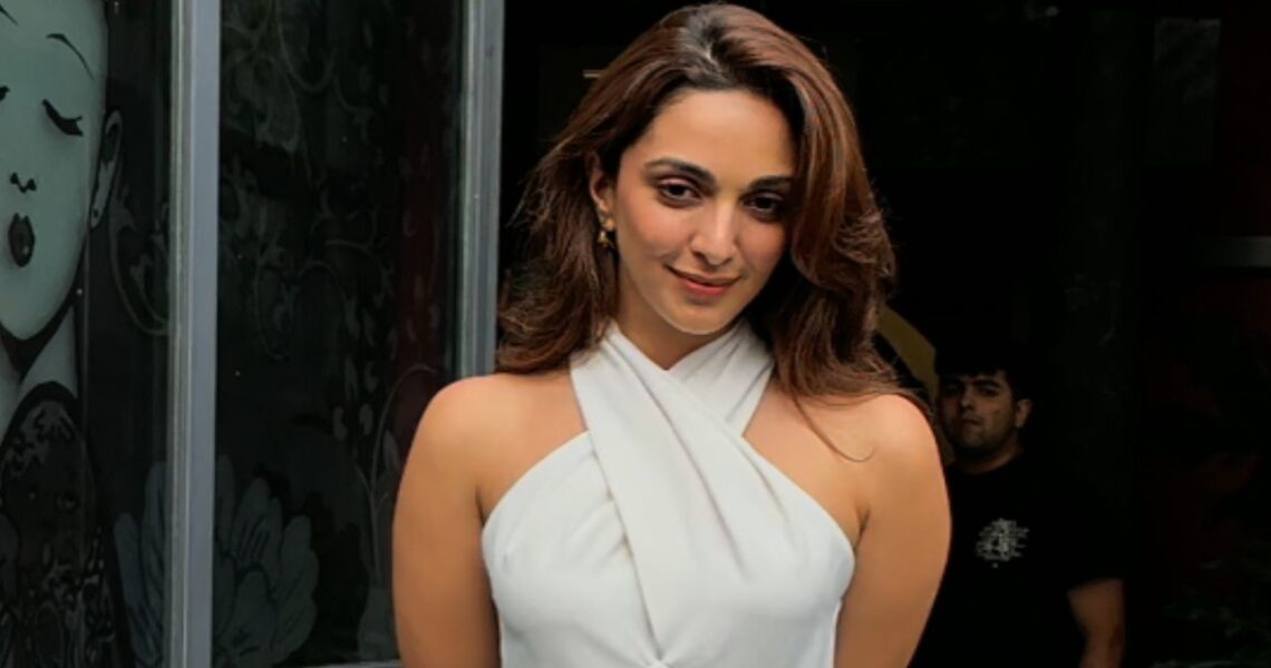 WATCH: Kiara Advani makes glamorous appearance in white as she celebrates 10 years in industry with fans