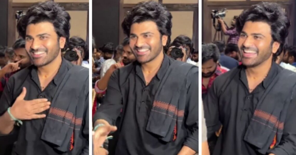 WATCH: Sharwanand spotted barefoot at pre-release event of his film Manamey; Here’s why