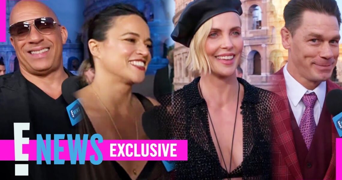 BEST Moments From the FAST X Rome Red Carpet | E! News