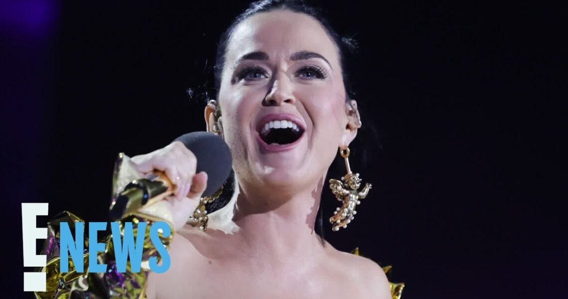 Katy Perry SHIMMERS in Gold at King Charles III’s Coronation Concert | E! News