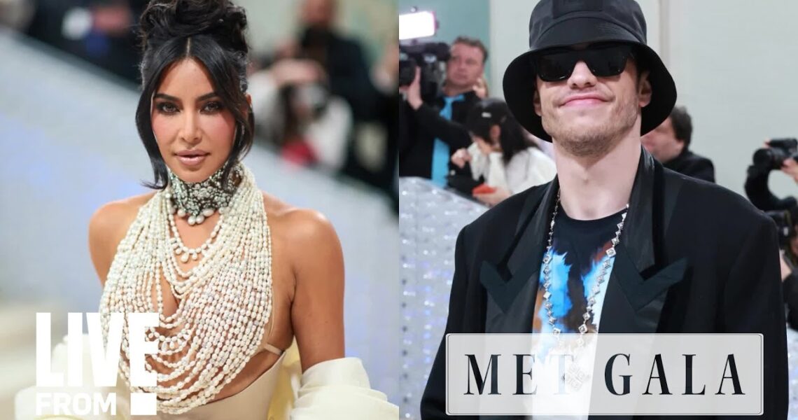 See Kim Kardashian and Pete Davidson Reunite at 2023 Met Gala | E! News