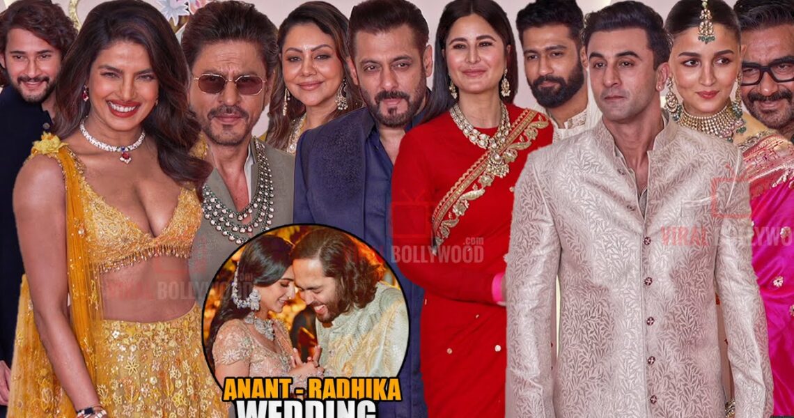 Star-studded Celebrities arrives at AnantRadhika Wedding | Salman Khan, Shahrukh Khan, Katrina, Alia