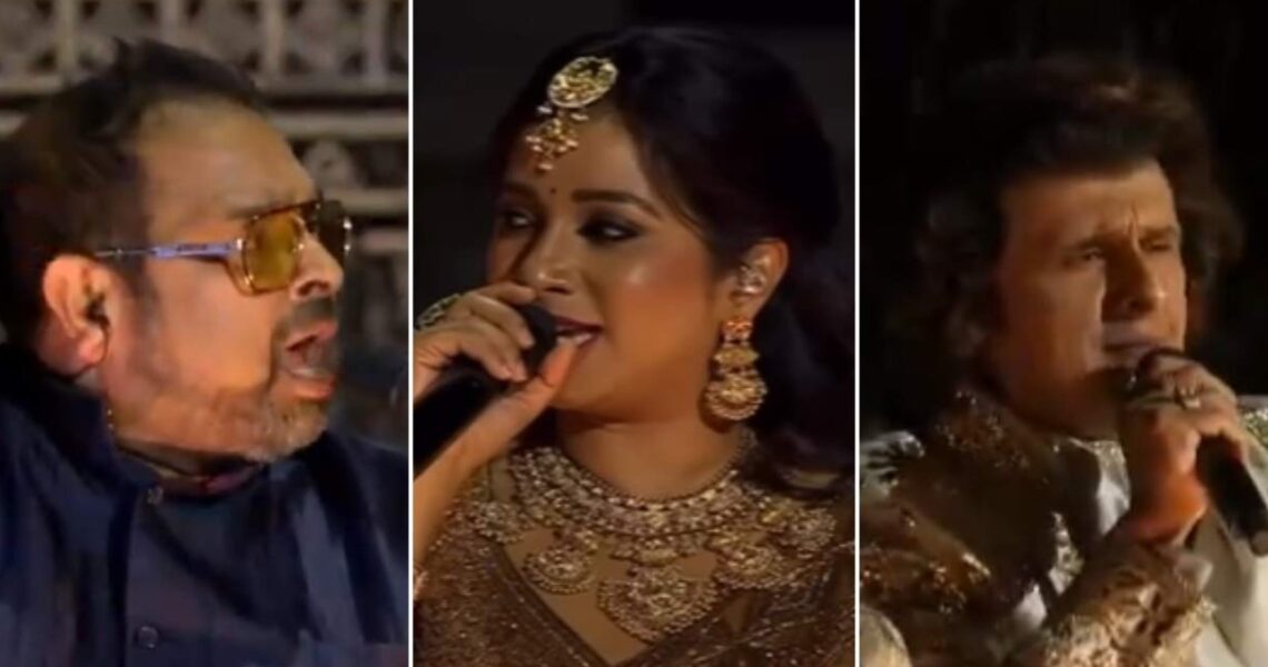 Anant Ambani-Radhika Merchant Aashirwad Ceremony: Shankar Mahadevan, Shreya Ghoshal and Sonu Nigam’s musical rendition is treat to ears