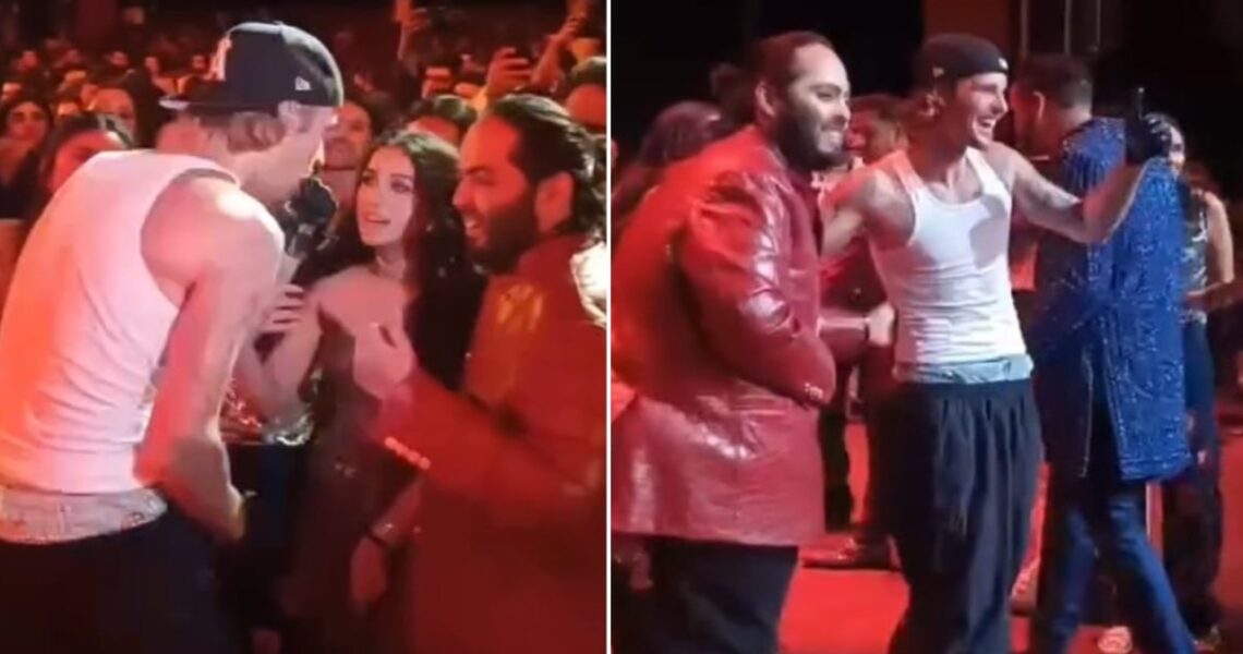 Anant Ambani-Radhika Merchant Sangeet: Justin Bieber has heartwarming moment with couple as they join him on stage; WATCH