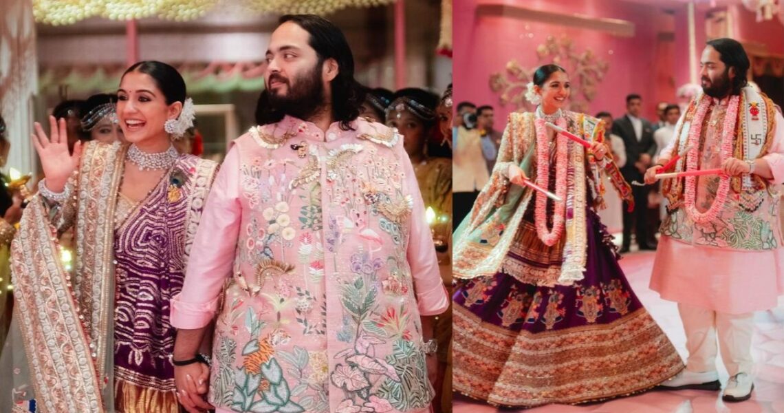 Anant Ambani-Radhika Merchant Wedding: Couple dons breathtaking ensembles, looks ecstatic in UNSEEN Garba night pics