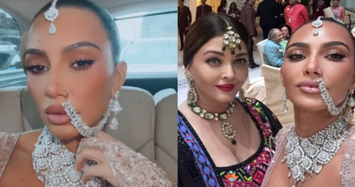 Anant Ambani-Radhika Merchant Wedding: Kim Kardashian clicks selfie with ‘queen’ Aishwarya Rai Bachchan; fans can’t keep calm