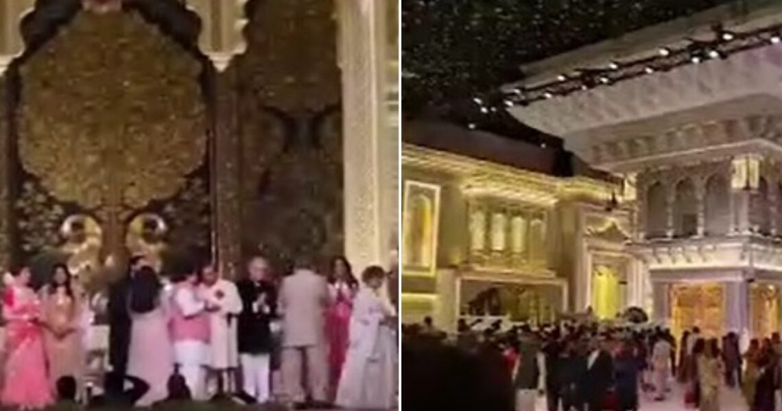 Anant Ambani-Radhika Merchant Wedding Reception: INSIDE VIDEO of grand lavish decor at couple’s star-studded event goes VIRAL