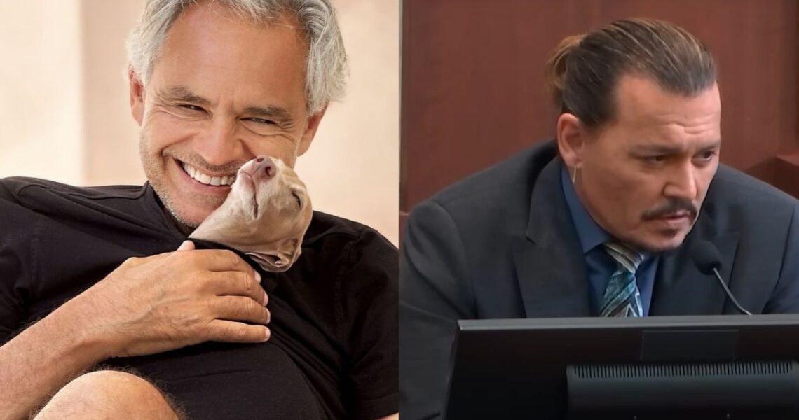 Andrea Bocelli Gushes Over Johnny Depp Ahead of Their Joint Concert Together; Calla Him ‘a Disarmingly Charming Actor’