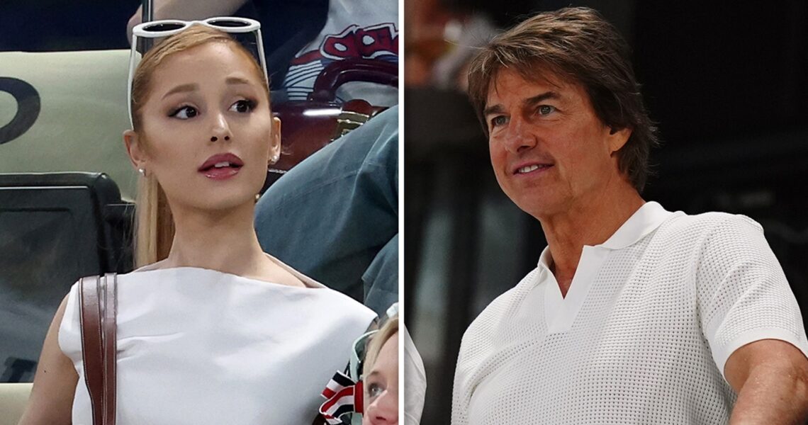 Ariana Grande, Tom Cruise and Other Celebrities Hit Up Olympics Women’s Gymnastics