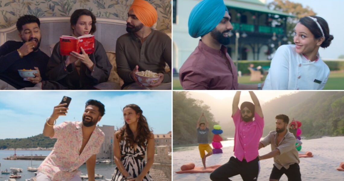 Bad Newz song Mere Mehboob Mere Sanam OUT: Vicky Kaushal and Ammy Virk vie for Triptii Dimri’s affection in this peppy recreation