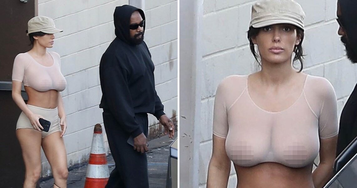 Bianca Censori Again Busts Out See-Through Top For Movie Date With Kanye West