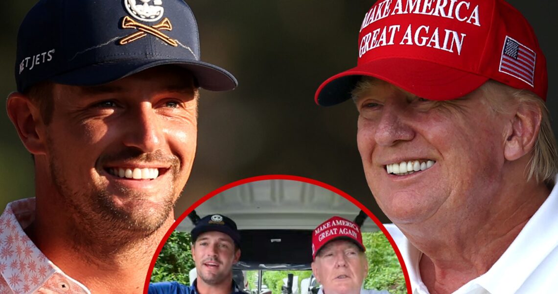 Bryson DeChambeau Golfs With Donald Trump, Raves Over Ex-President’s Game