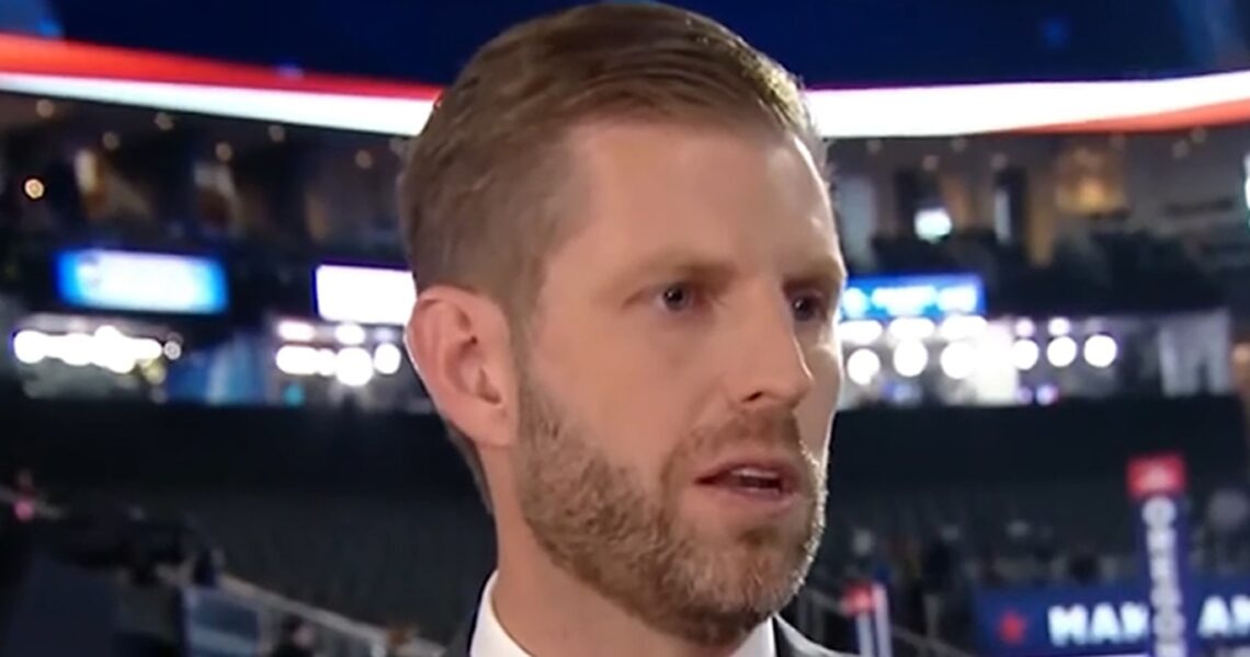 Eric Trump Says ‘Competent’ Shooter Would’ve Hit Dad, Pissed at Security Lapses