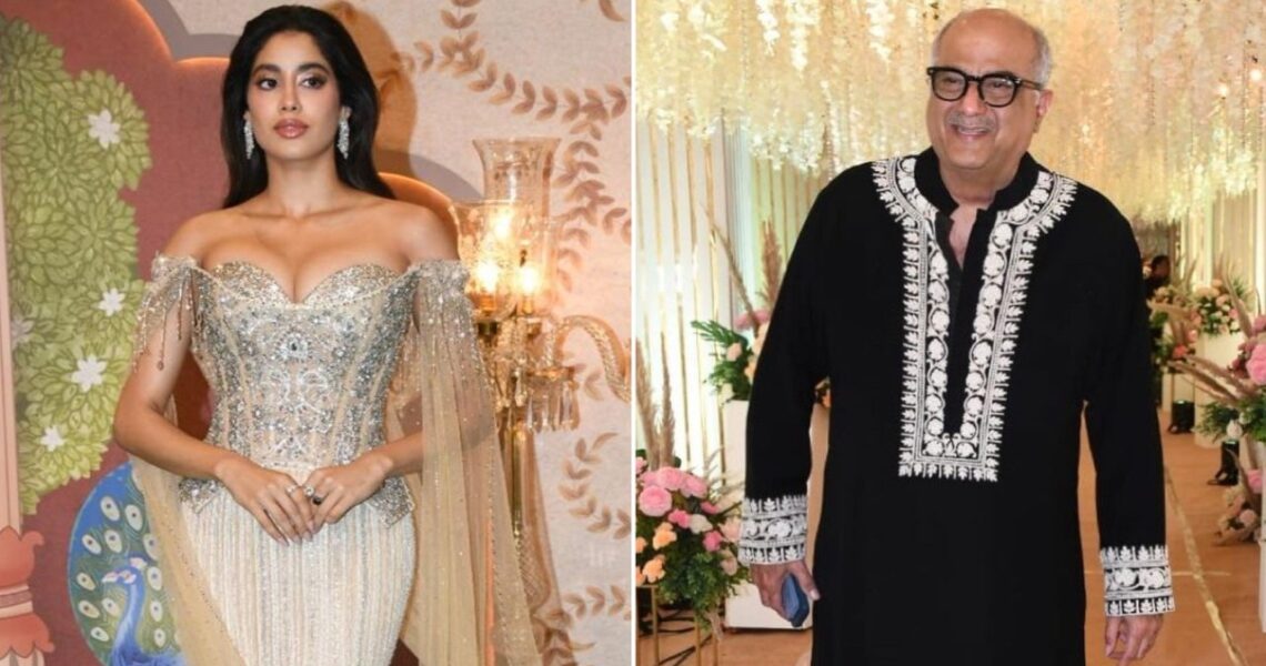 Janhvi Kapoor’s ‘ek din heera’ look from Anant-Radhika’s Aashirwad gets all things relatable reaction from dad Boney, beau Shikhar