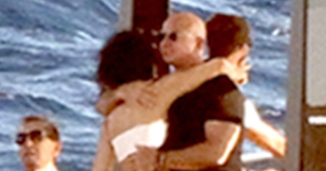 Jeff Bezos and Lauren Sanchez Strip Down to Swimsuits, PDA on Yacht