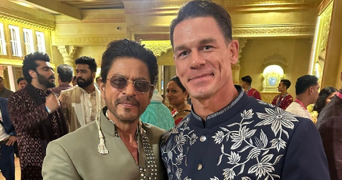 John Cena says he could tell Shah Rukh Khan the ‘positive effect he has had on his life’; drops PIC from Anant-Radhika’s Wedding