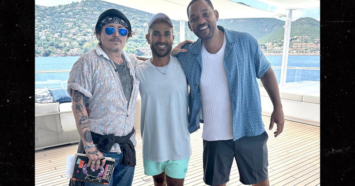 Johnny Depp Hangs With Will Smith in Italy, Second Time Together Overseas