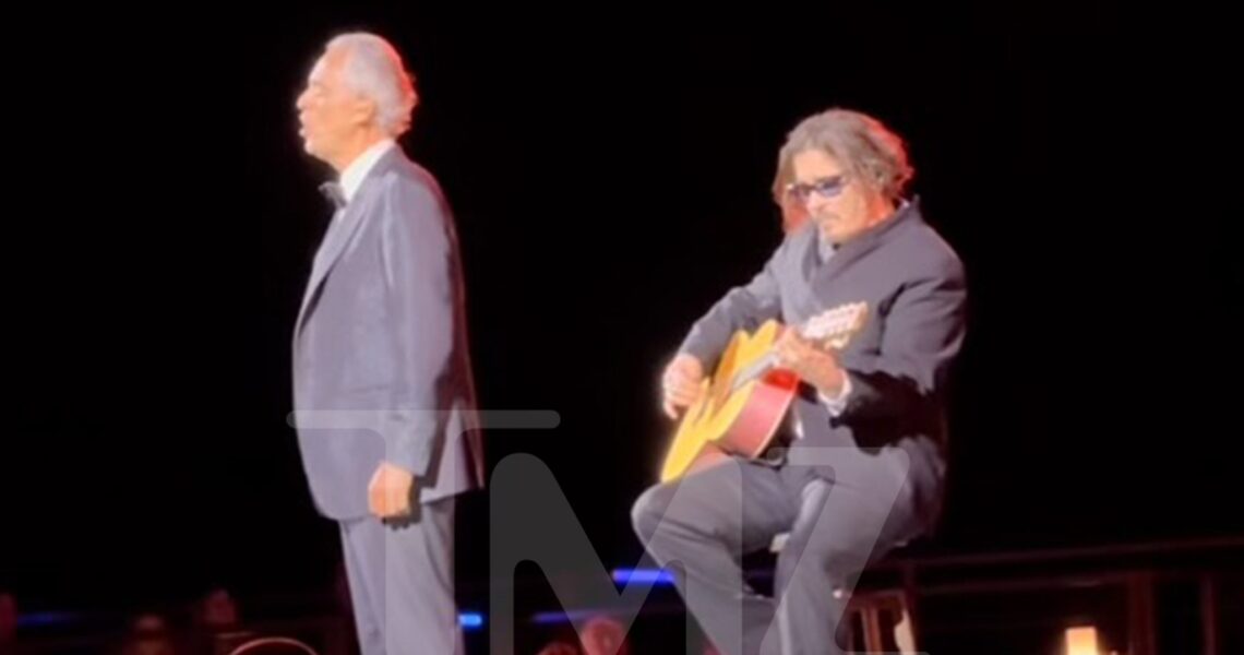 Johnny Depp Performs With Andrea Bocelli in Guitar Tribute To Jeff Beck