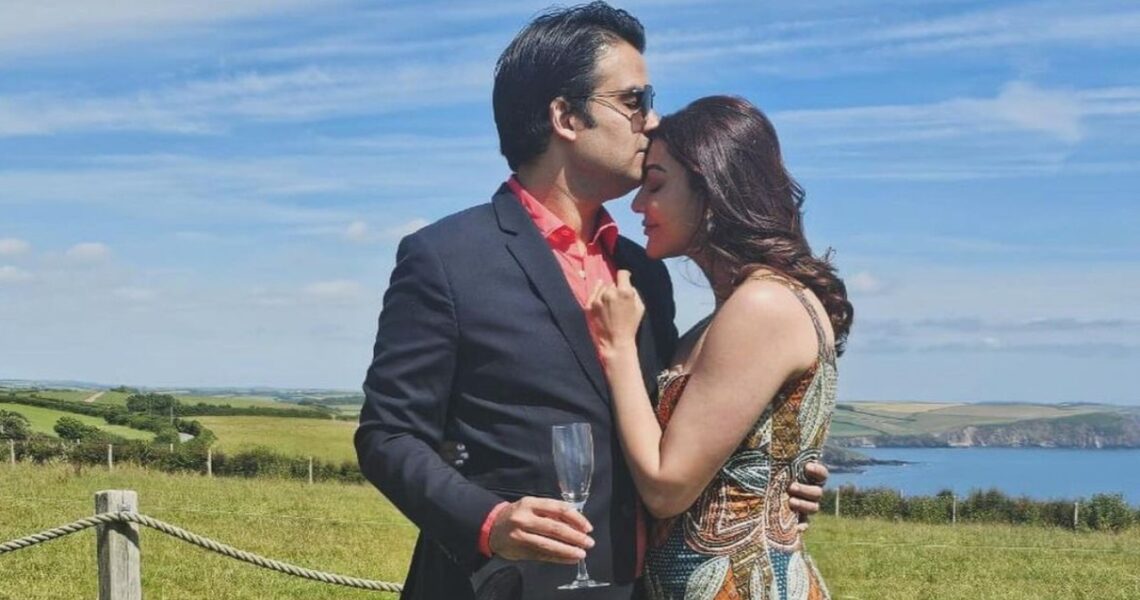 Kajal Aggarwal enjoys her BFF’s wedding at an exotic location but Gautam Kitchlu’s romantic forehead kiss steals the show