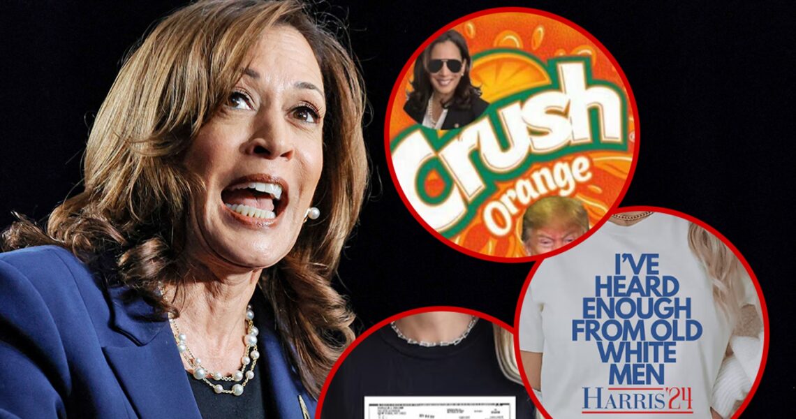 Kamala Harris For President Merch Mocking ‘Orange Felon’ Floods Etsy