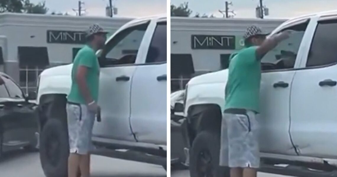 Man Brandishing Gun Gets Shot in Road Rage Incident