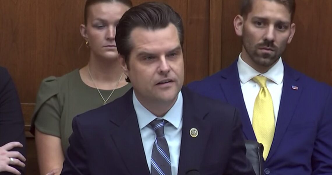 Matt Gaetz Questions the FBI Director About Biden’s ‘Cognitive Decline’