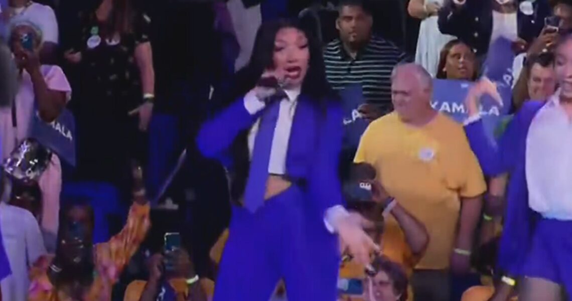 Megan Thee Stallion Performs at Kamala Harris’ Campaign Rally