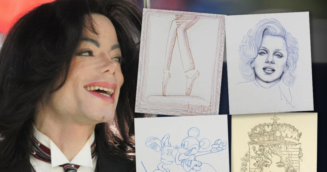 Michael Jackson’s Purported Signed Sketches to Be Auctioned Off, Estate Skeptial