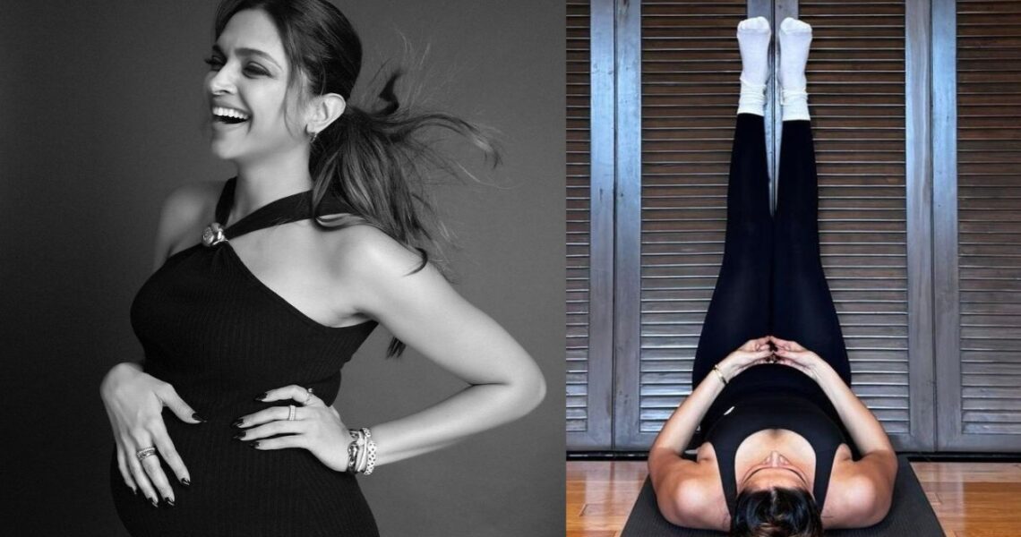 Mom-to-be Deepika Padukone poses in Viparita Karani mudra, reveals she does workout to ‘feel fit’ and not to ‘look good’; Ranveer Singh reacts