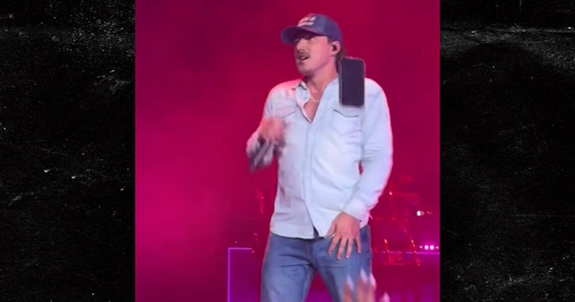 Morgan Wallen Throws Phone Offstage After It Hits Him During Denver Concert