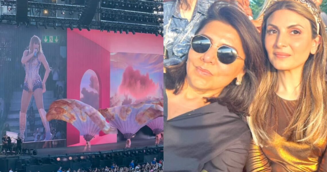 Neetu Kapoor, daughter Riddhima and granddaughter Samara are ‘certified Swifties’ as trio attends Taylor Swift’s Eras Tour concert; PIC