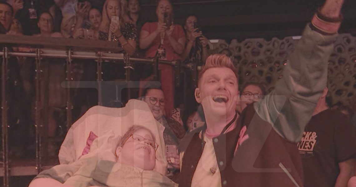 Nick Carter Sings to Terminally Ill Superfan at German Concert