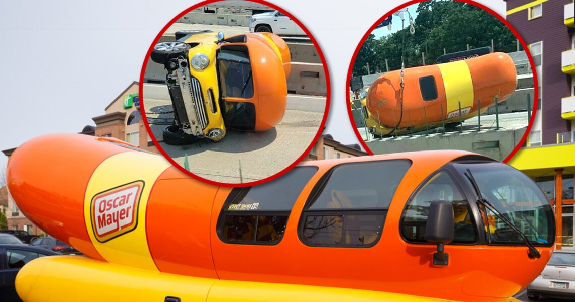 Oscar Mayer Wienermobile Crashes in Chicago, Flips On Side