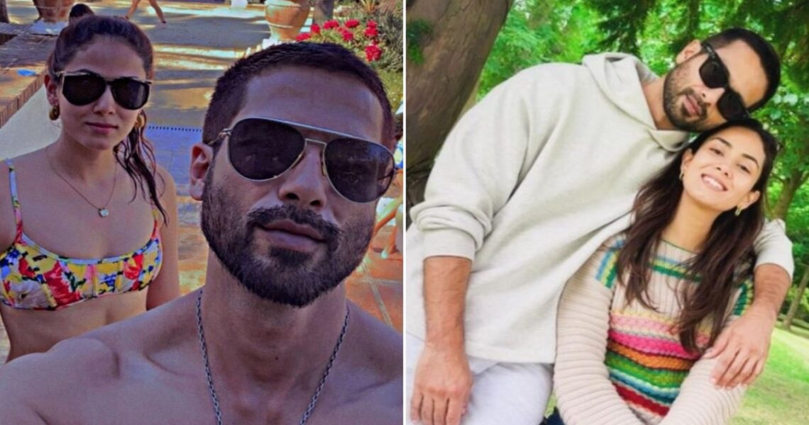 PIC: Shahid Kapoor flaunts his muscular body as he drops a beach selfie with wifey Mira Rajput