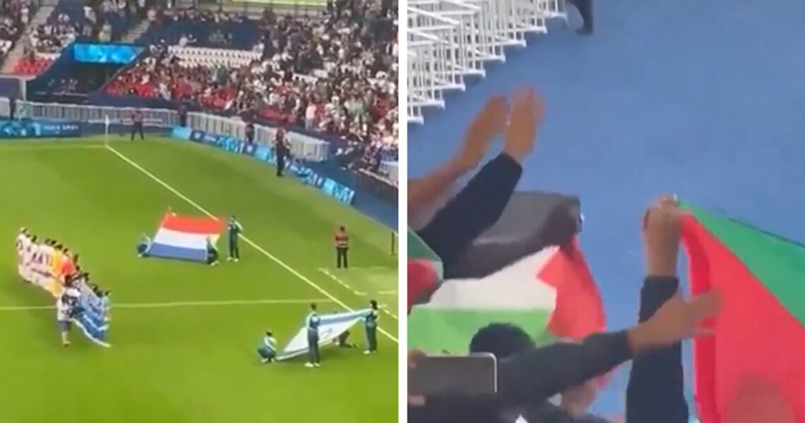 Pro-Palestine Protesters Chant ‘Heil Hitler’ at Israel’s Olympics Soccer Match