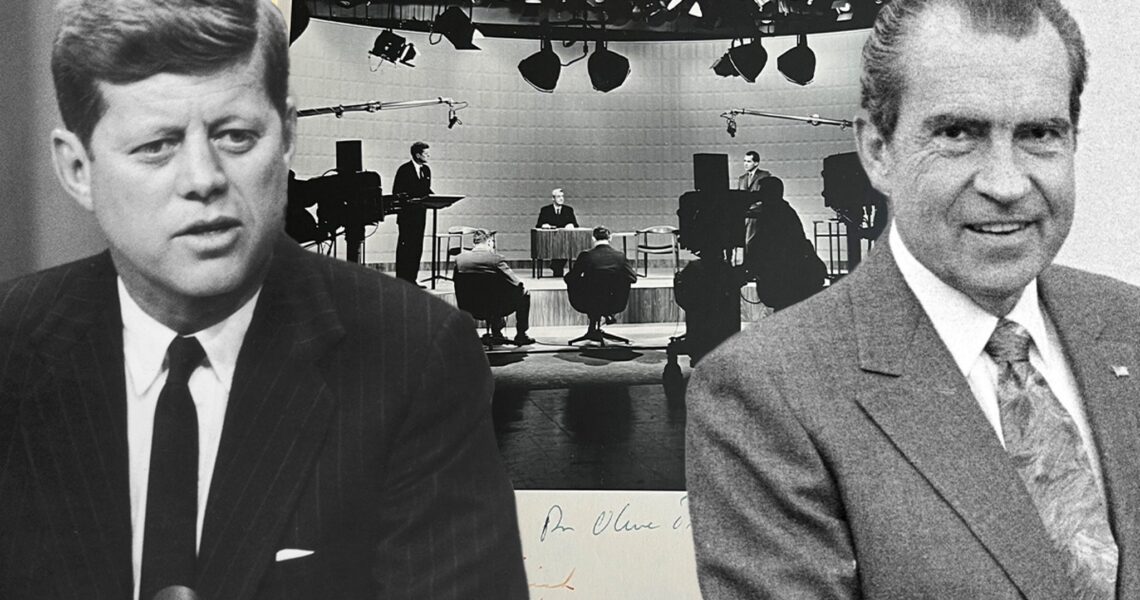 Richard Nixon and John Kennedy’s Rare Signed Debate Photo Up For Sale