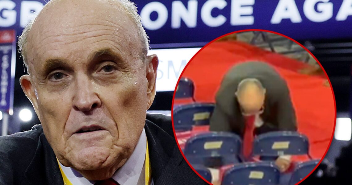 Rudy Giuliani Takes Nasty Tumble at Republican National Convention