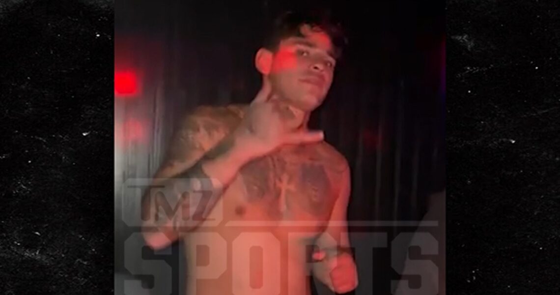 Ryan Garcia Parties Shirtless In Hawaii Nightclub