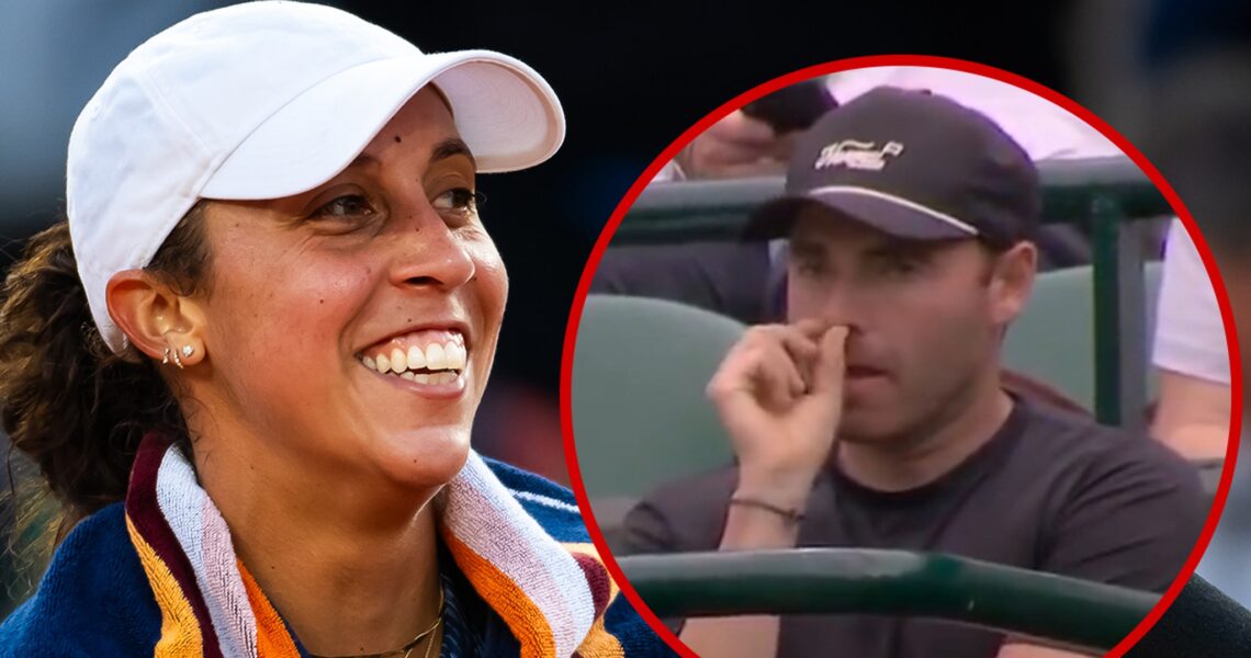 Tennis Star Madison Keys’ Fiancé Caught Picking Nose at Wimbledon